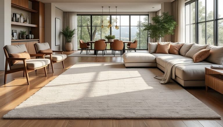 découvrez dans quelles pièces installer un grand tapis 300x400 ou 400x500 et les critères qui influencent son prix.