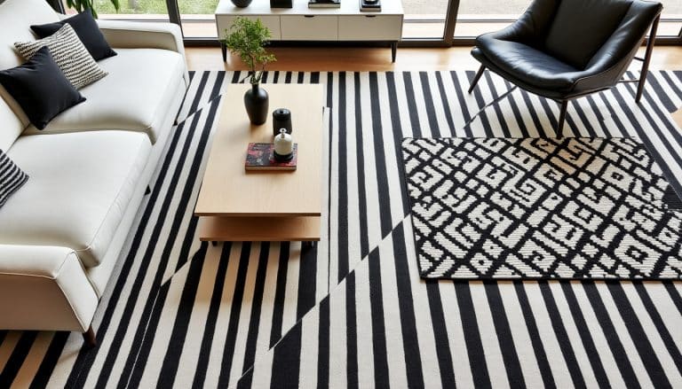 découvrez comment choisir un tapis noir et blanc : rayures, motifs graphiques et idées d’associations pour créer une décoration élégante et harmonieuse.